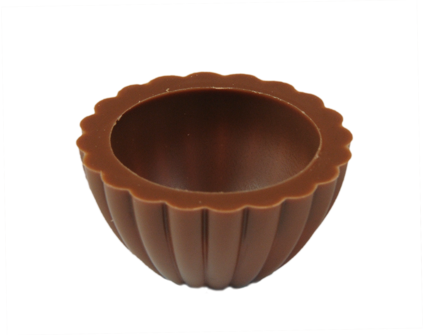 Coquilles fleurs lait 36% bio 16mm 3.8g 384 pcs.