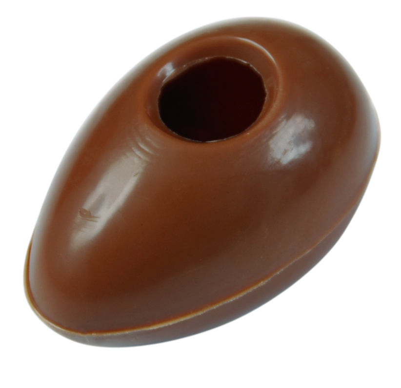 Œufs creux truffes lait Suhum 36% bio 40x26mm 4g 405 pcs.