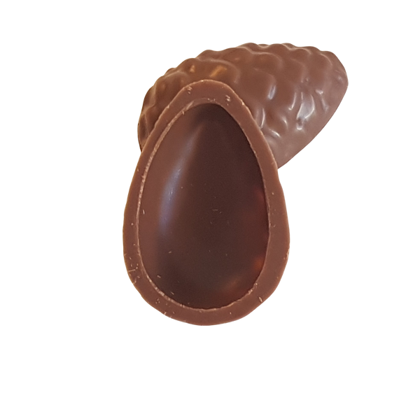 Tannenzapfen-Schalen Milch 36% Bio 4cm 2.5g 450St.