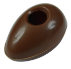 Œufs creux truffes lait Suhum 36% bio 40x26mm 4g 405 pcs.