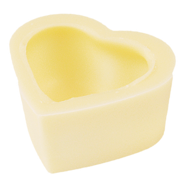 Herz-Schalen weiss 35% Bio 29x16mm 3.8g 432St.