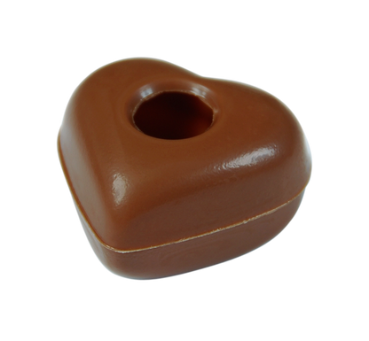 Hohlherzen Milch 36% Bio 33x29x8mm 3.5g 384St