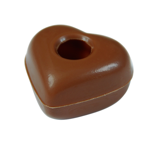 Hohlherzen Milch 36% Bio 33x29x8mm 3.5g 384St