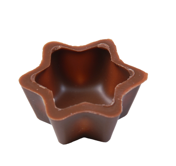 Stern-Schalen Milch 36% Bio 35x15mm 2.8g 432St.