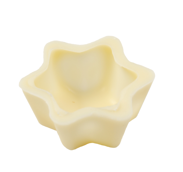 Stern-Schalen weiss 36% Bio 35x15mm 2.8g 432St.