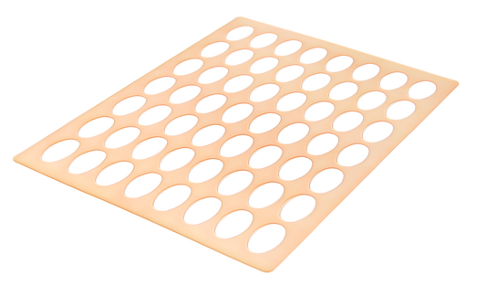 Abdeckschablone Oval