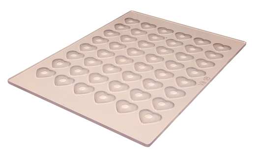 Abdeckschablone Hohlherzen zu Hohlherzen