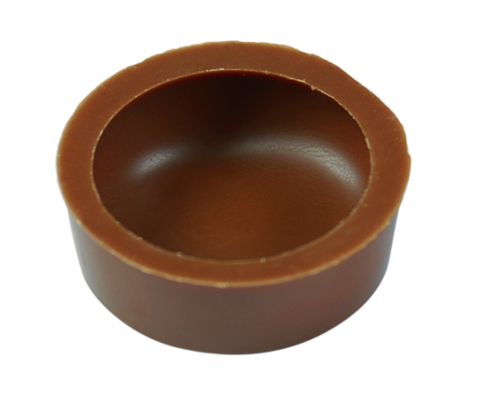 Rund-Schalen Milch 36% Bio 29x21mm 4.5g 378St.