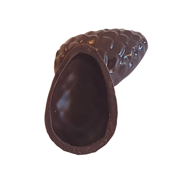 Tannenzapfen-Schalen dunkel 65% Bio 4cm 2.5g 450St.